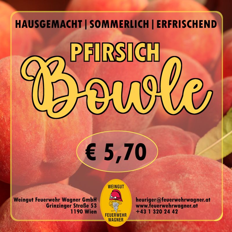 Pfirsich Bowle